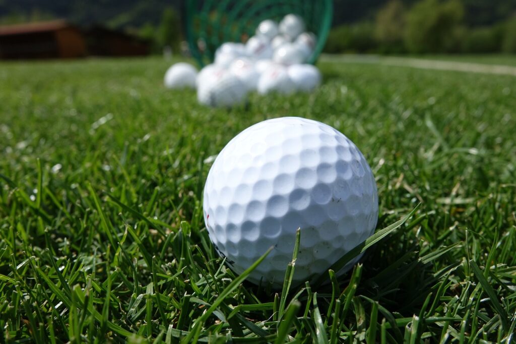 Golf Ball on Range