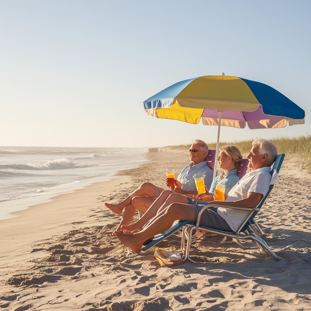 Relaxing on Myrtle Beach